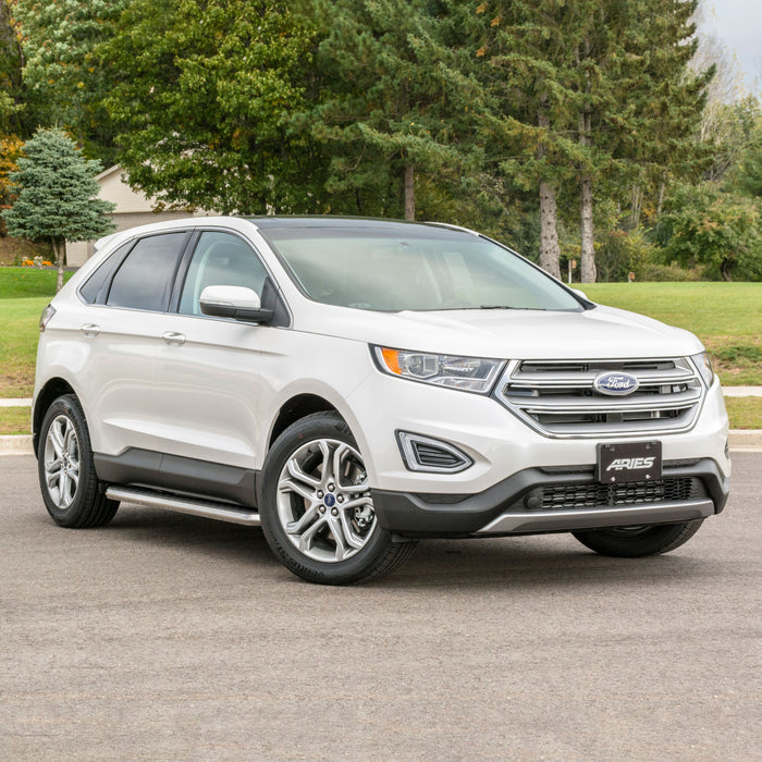 ARIES 2051002 AeroTread 5" x 70" Polished Stainless Running Boards, Select Ford Edge for Select Ford Edge