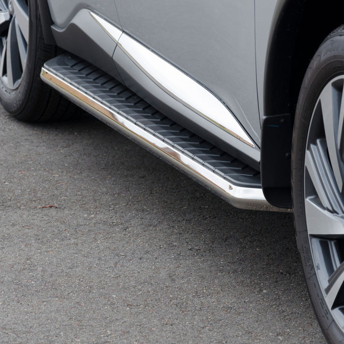 ARIES 2051010 AeroTread 5" x 70" Polished Stainless Running Boards, Select Nissan Murano for Select Nissan Murano