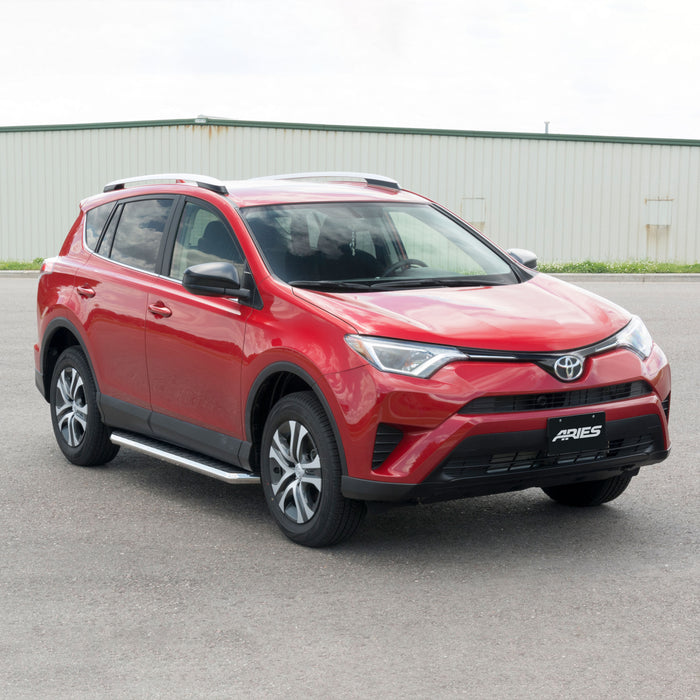 ARIES 2051018 AeroTread 5" x 67" Polished Stainless Running Boards, Select Toyota RAV4 for Select Toyota RAV4