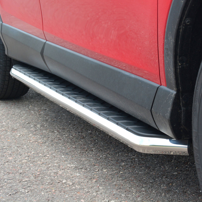 ARIES 2051018 AeroTread 5" x 67" Polished Stainless Running Boards, Select Toyota RAV4 for Select Toyota RAV4