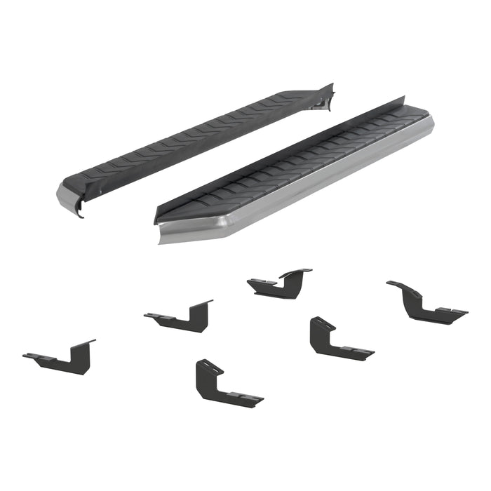 ARIES 2051027 AeroTread 5" x 67" Polished Stainless Running Boards, Select Toyota 4Runner for Select Toyota 4Runner