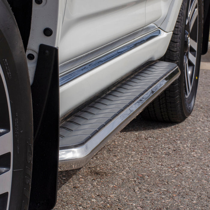 ARIES 2051027 AeroTread 5" x 67" Polished Stainless Running Boards, Select Toyota 4Runner for Select Toyota 4Runner