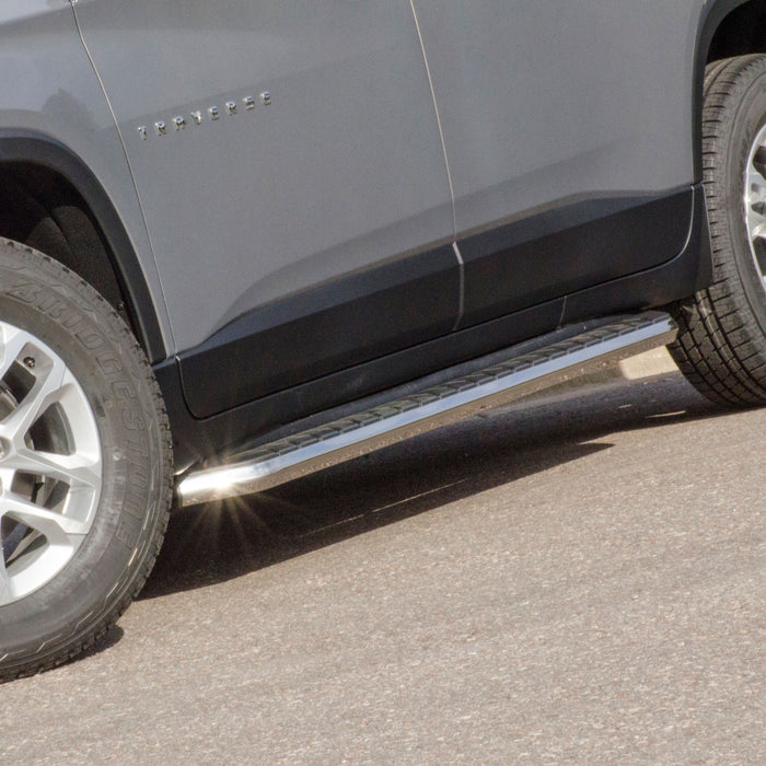ARIES 2051030 AeroTread 5" x 76" Polished Stainless Running Boards, Select Enclave, Traverse for Select Buick Enclave