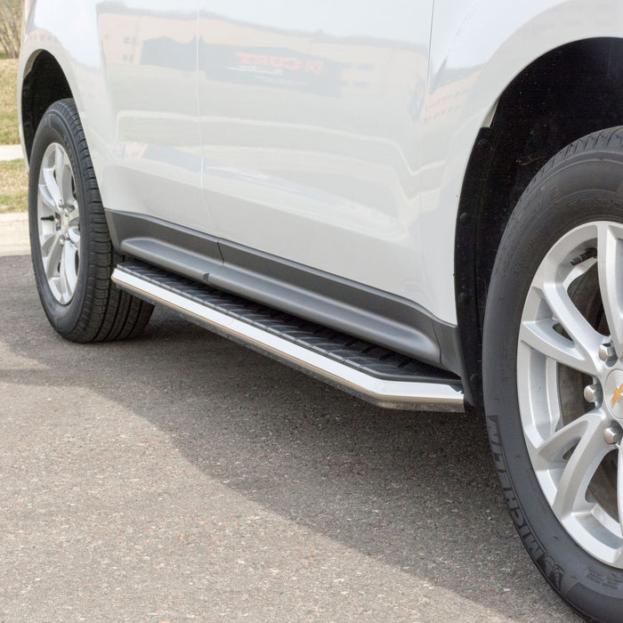 ARIES 2051033 AeroTread 5" x 67" Polished Stainless Running Boards, Select Equinox, Terrain for Select Chevrolet Equinox