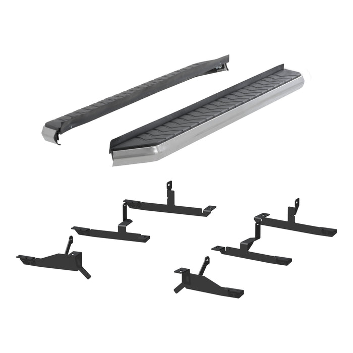 ARIES 2051035 AeroTread 5" x 73" Polished Stainless Running Boards, Select Acadia, XT5 for Select Cadillac XT5