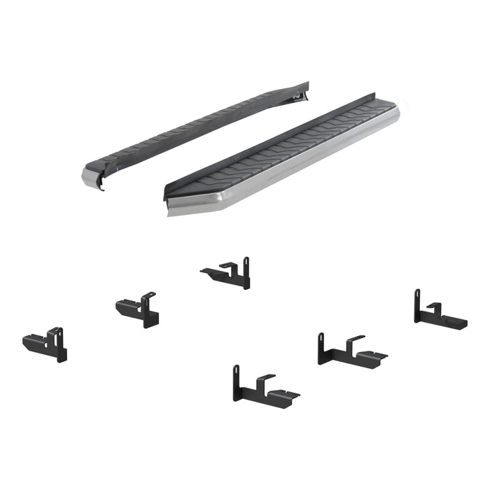 ARIES 2051038 AeroTread 5" x 73" Polished Stainless Running Boards, Select Nissan Pathfinder for Select Nissan Pathfinder