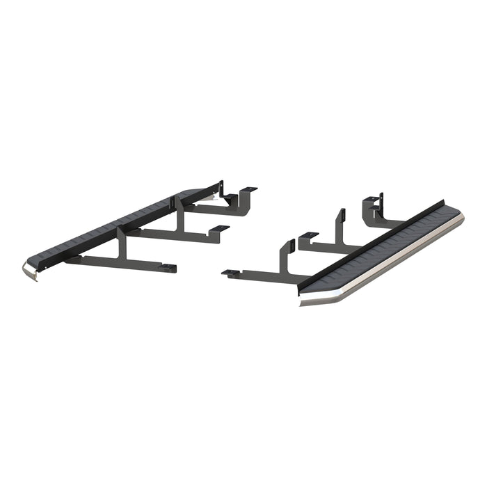 ARIES 2051041 AeroTread 5" x 73" Polished Stainless Running Boards, Select Chevrolet Blazer for Select Chevrolet Blazer
