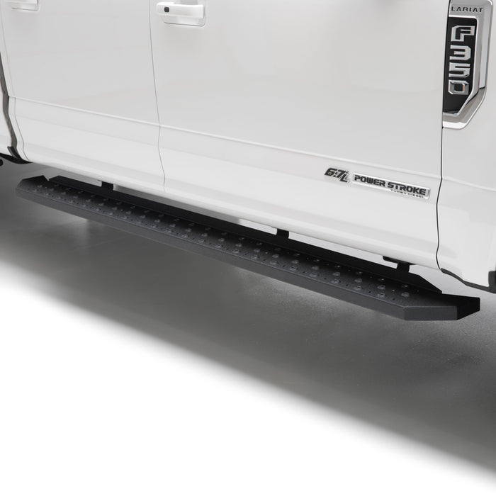 ARIES 2055519 RidgeStep 6-1/2" x 91" Black Steel Running Boards, Select Ford F-Series Crew for Select Ford F-150