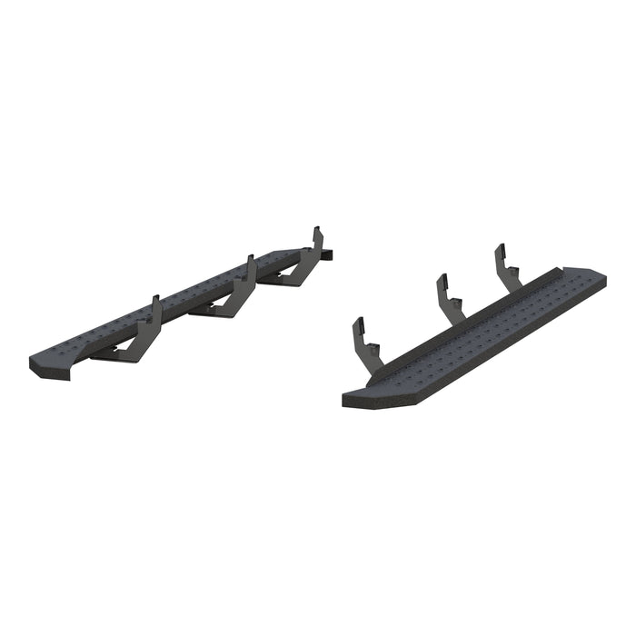 ARIES 2055533 RidgeStep 6-1/2" x 85" Black Steel Running Boards, Select Colorado, Canyon for Select Chevrolet Colorado
