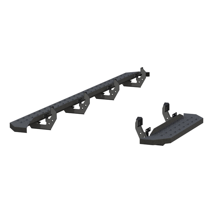 ARIES 2055534 RidgeStep 6-1/2" x 96", 36" Steel Running Boards, Select Sprinter 2500, 3500 for Select Mercedes-Benz Sprinter 2500
