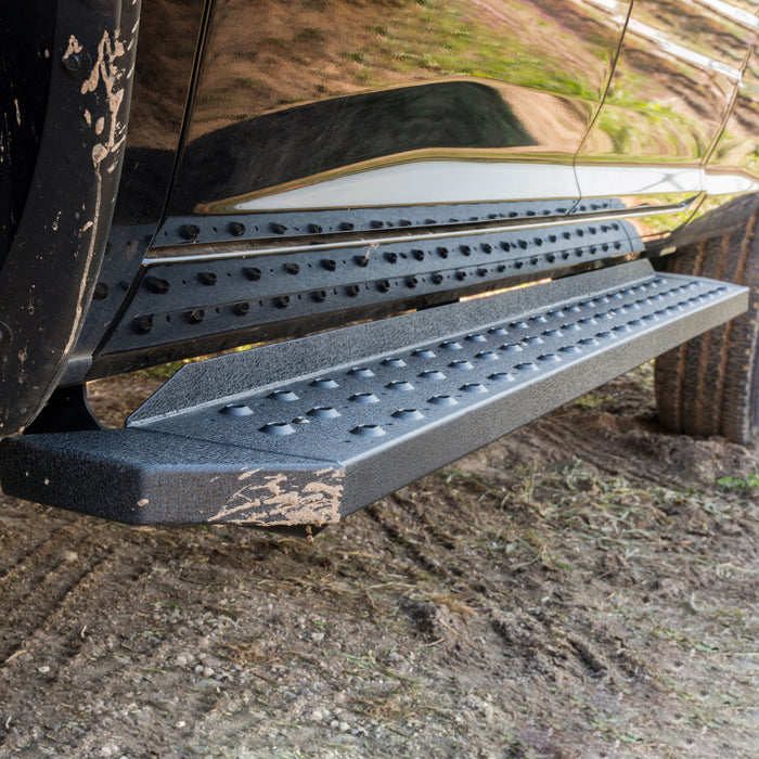 ARIES 2055538 RidgeStep 6-1/2" x 85" Black Steel Running Boards, Select Honda Ridgeline for Select Honda Ridgeline