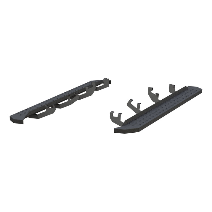 ARIES 2055538 RidgeStep 6-1/2" x 85" Black Steel Running Boards, Select Honda Ridgeline for Select Honda Ridgeline