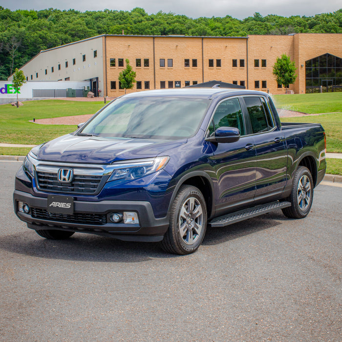 ARIES 2055538 RidgeStep 6-1/2" x 85" Black Steel Running Boards, Select Honda Ridgeline for Select Honda Ridgeline