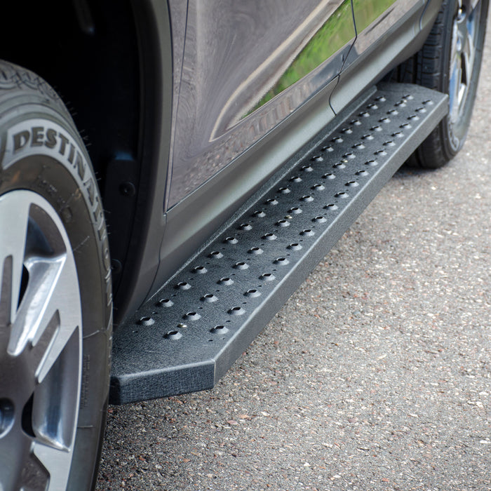 ARIES 2055538 RidgeStep 6-1/2" x 85" Black Steel Running Boards, Select Honda Ridgeline for Select Honda Ridgeline