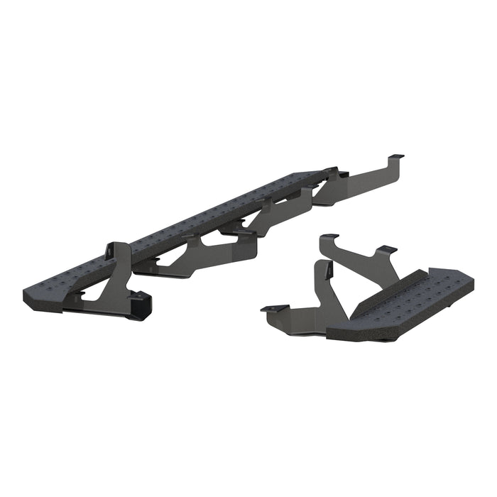ARIES 2055539 RidgeStep 6-1/2" x 96", 36" Black Steel Running Boards, Select Ram ProMaster for Select Ram ProMaster 2500