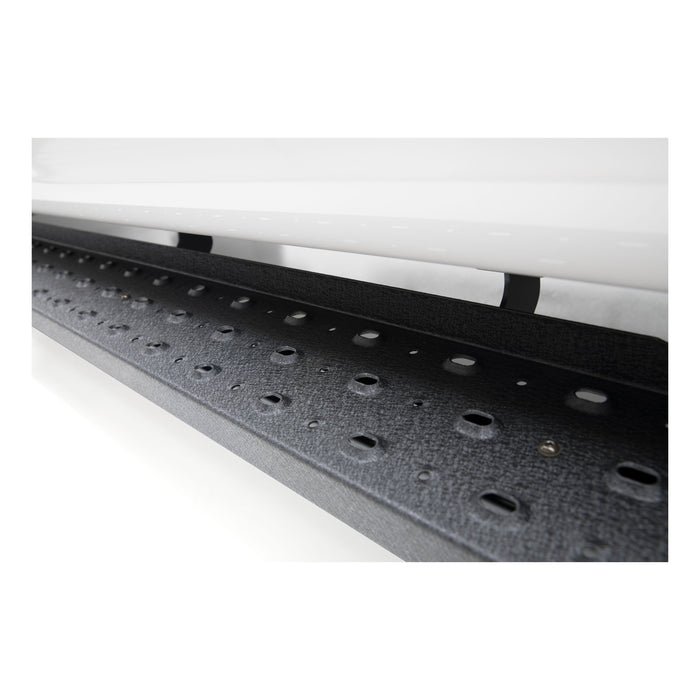 ARIES 2055552 RidgeStep 6-1/2" x 85" Black Steel Running Boards, Select Ford Ranger Crew Cab for Select Ford Ranger