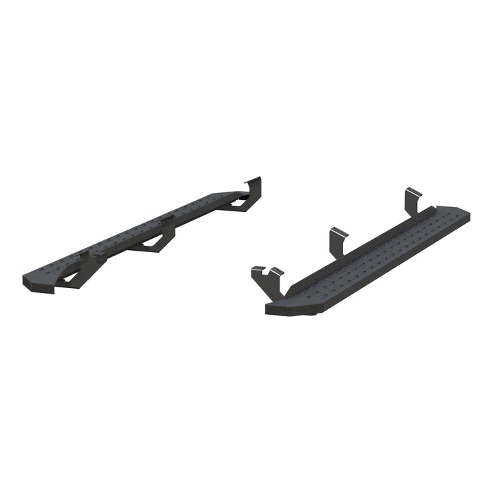 ARIES 20555563 RidgeStep Black Steel 6-1/2 x 85-Inch Truck Running Boards, Select Toyota Tacoma Crew Cab for Select Toyota Tacoma