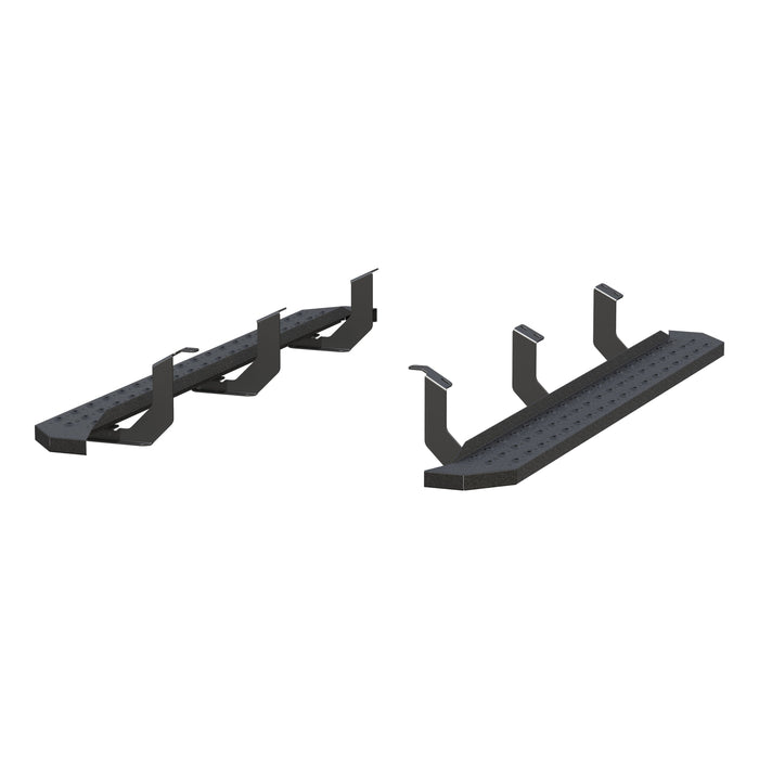 ARIES 2055556 RidgeStep Black Steel 6-1/2 x 75-Inch Truck Running Boards, Select Toyota Tundra Extended Cab for Select Toyota Tundra