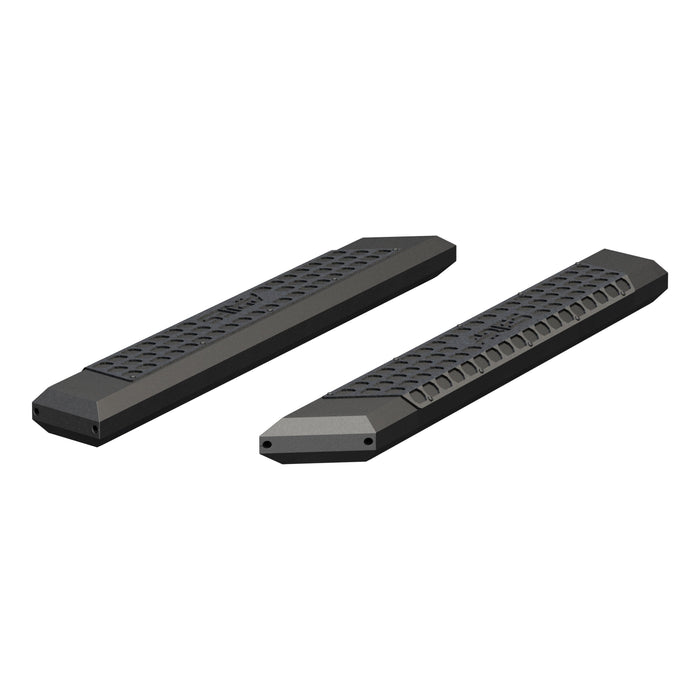 ARIES 2055953 AdvantEDGE 5-1/2" x 53" Black Aluminum Side Bars (No Brackets) for Select Ford F-250