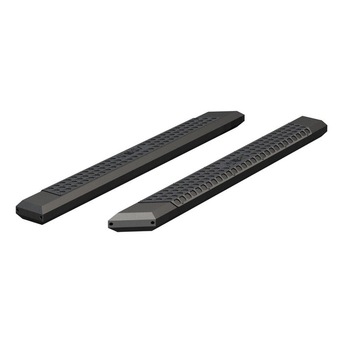ARIES 2055975 AdvantEDGE 5-1/2" x 75" Black Aluminum Side Bars (No Brackets) for Select Ford F-250