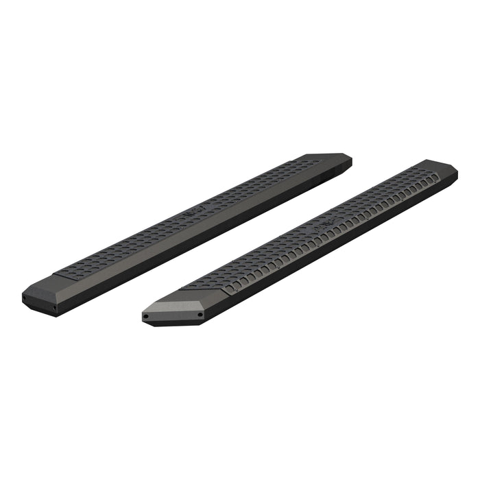 ARIES 2055985 AdvantEDGE 5-1/2" x 85" Black Aluminum Side Bars (No Brackets) for Select Nissan TITAN