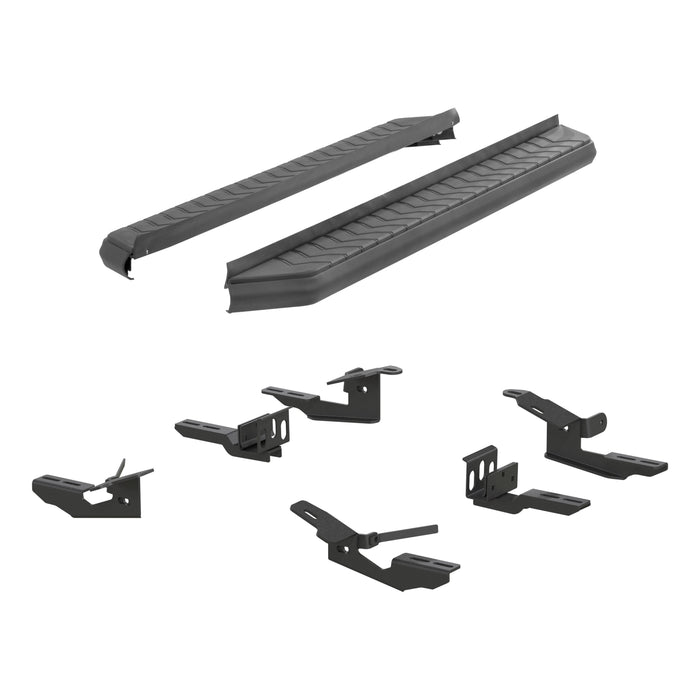 ARIES 2061003 AeroTread 5" x 76" Black Stainless Running Boards, Select Ford Explorer for Select Ford Explorer