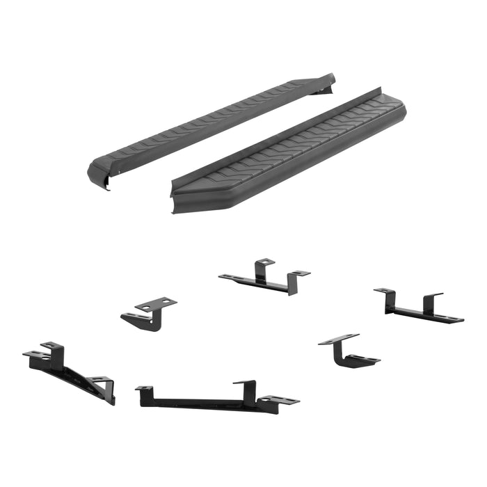 ARIES 2061014 AeroTread 5" x 70" Black Stainless Running Boards, Select Toyota Highlander for Select Toyota Highlander