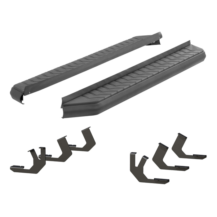 ARIES 2061025 AeroTread 5" x 70" Black Stainless Running Boards, Select Toyota 4Runner for Select Toyota 4Runner