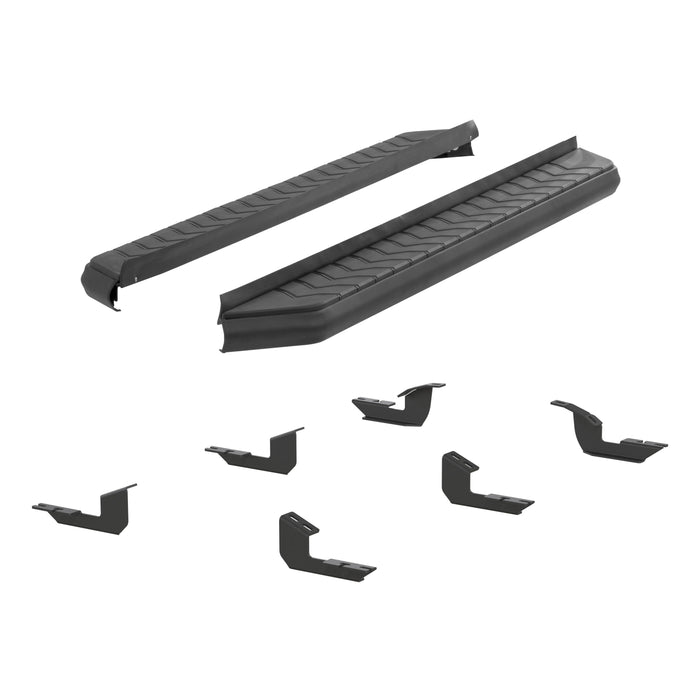 ARIES 2061027 AeroTread 5" x 67" Black Stainless Running Boards, Select Toyota 4Runner for Select Toyota 4Runner