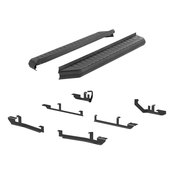 ARIES 2061028 AeroTread 5" x 67" Black Stainless Running Boards, Select Kia Sorento for Select Kia Sorento