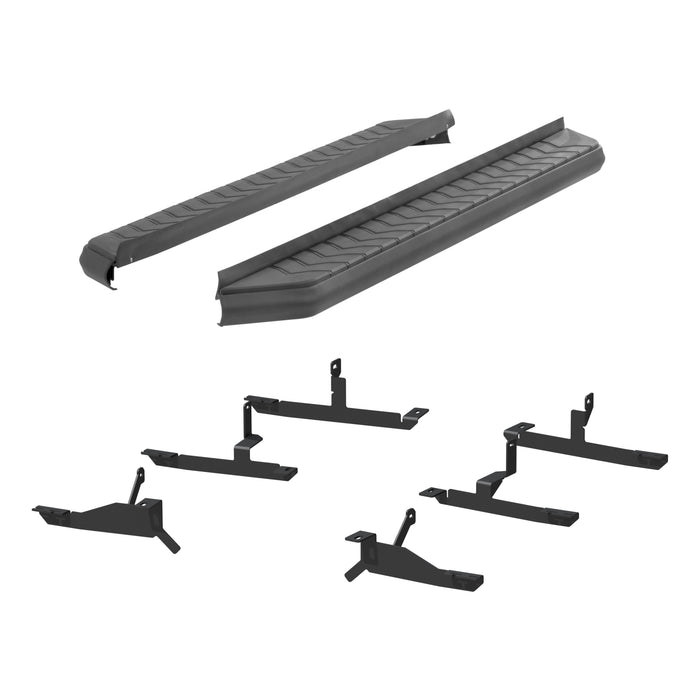 ARIES 2061035 AeroTread 5" x 73" Black Stainless Running Boards, Select Acadia, XT5 for Select Cadillac XT5