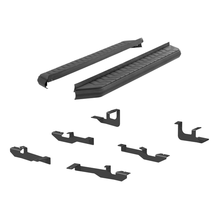 ARIES 2061039 AeroTread 5" x 67" Black Stainless Running Boards, Select Sportage, Tucson for Select Kia Sportage