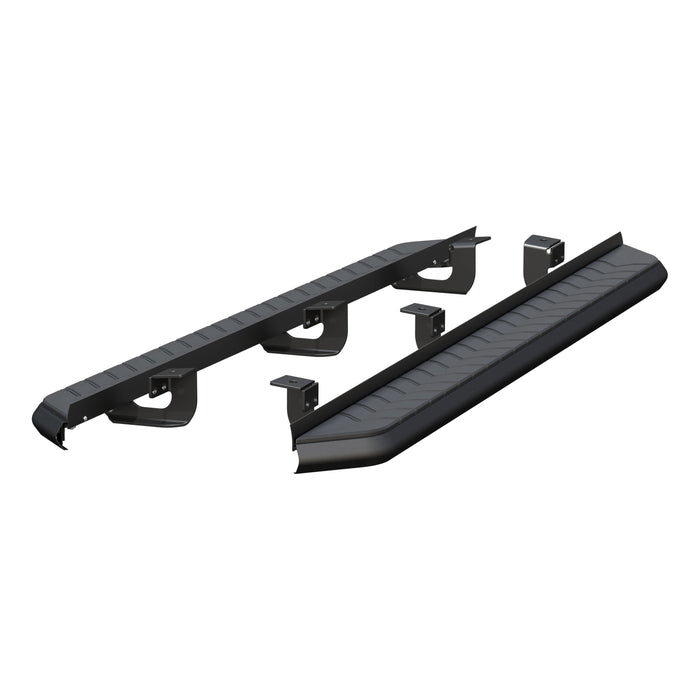 ARIES 2061040 AeroTread 5" x 73" Black Stainless Running Boards, Select Ford Explorer for Select Ford Explorer