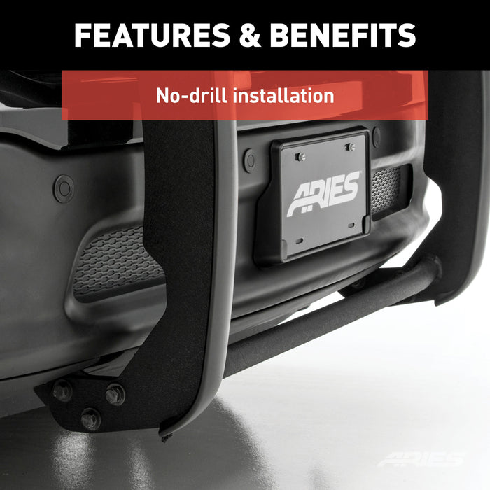 ARIES 2066 Black Steel Grille Guard, Select Toyota 4Runner for Select Toyota 4Runner