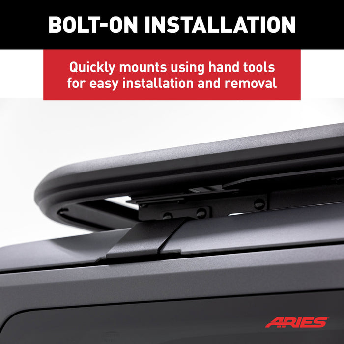 ARIES 2070615 Textured Black Aluminum Platform Roof Rack Cargo Carrier, Fits Select Ford Bronco 2-Door for Select Ford Bronco