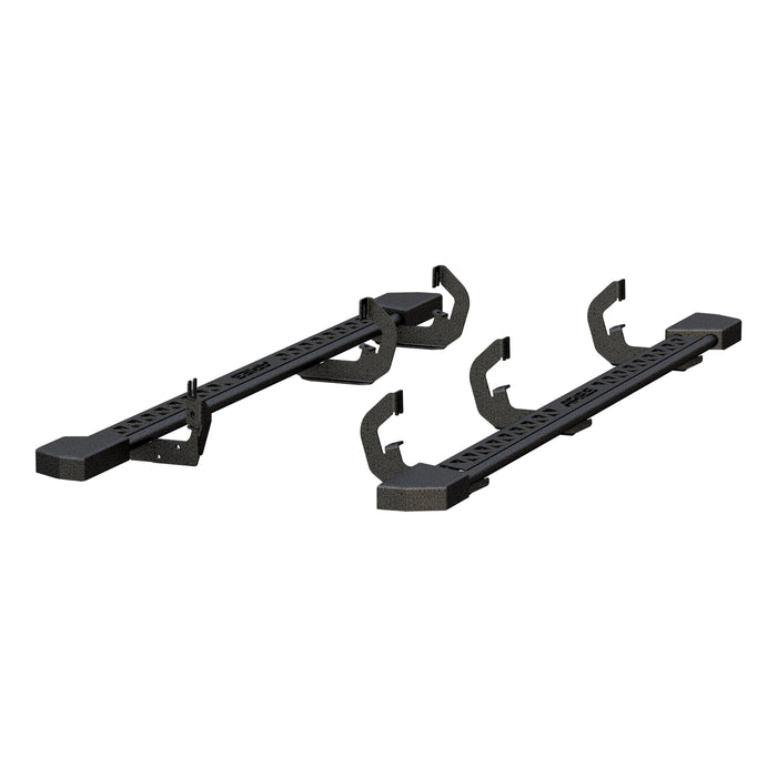 ARIES 2074108 Rocker Step Running Boards, Select Silverado, Sierra 1500, 2500, 3500 Ext. Crew for Select Chevrolet Silverado 2500 HD