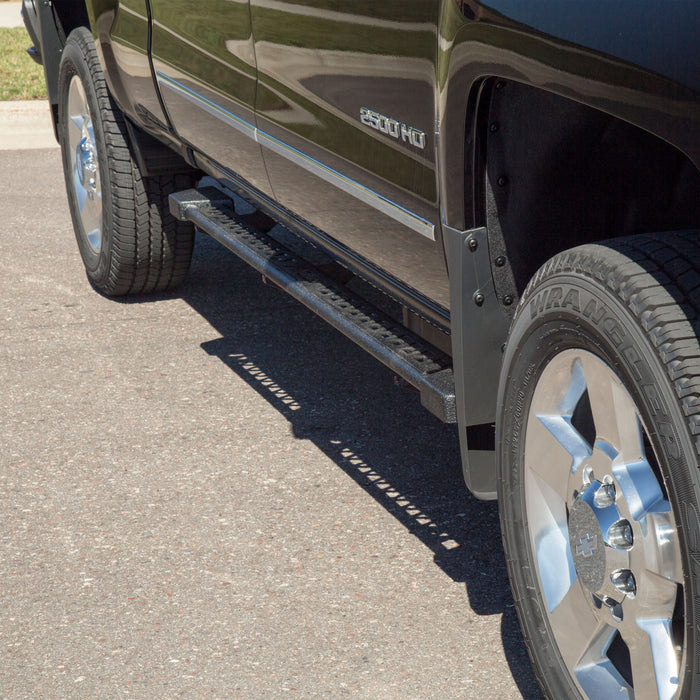 ARIES 2074108 Rocker Step Running Boards, Select Silverado, Sierra 1500, 2500, 3500 Ext. Crew for Select Chevrolet Silverado 2500 HD