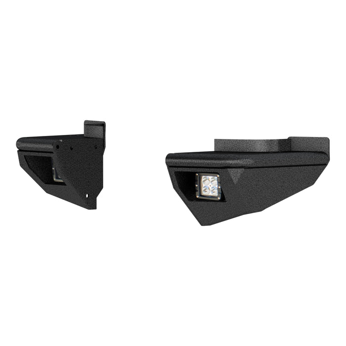 ARIES 2081223 TrailChaser Jeep Wrangler Aluminum Rear Bumper Corners with LEDs for Select Jeep Wrangler
