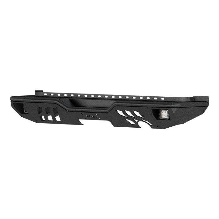 ARIES 2082061 TrailChaser Jeep Wrangler JK Aluminum Rear Bumper with LED Lights for Select Jeep Wrangler