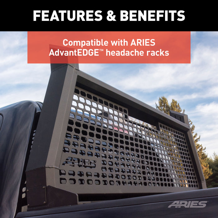 ARIES 2090613 Replacement Headache Rack Stake Pocket Anchors (2-Pack)