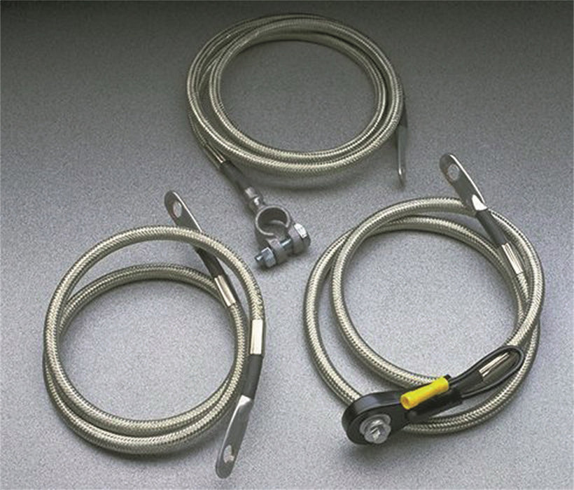 Taylor Cable 20217 Diamondback® Shielded Stainless Braided Battery Cable - Truck Part Superstore