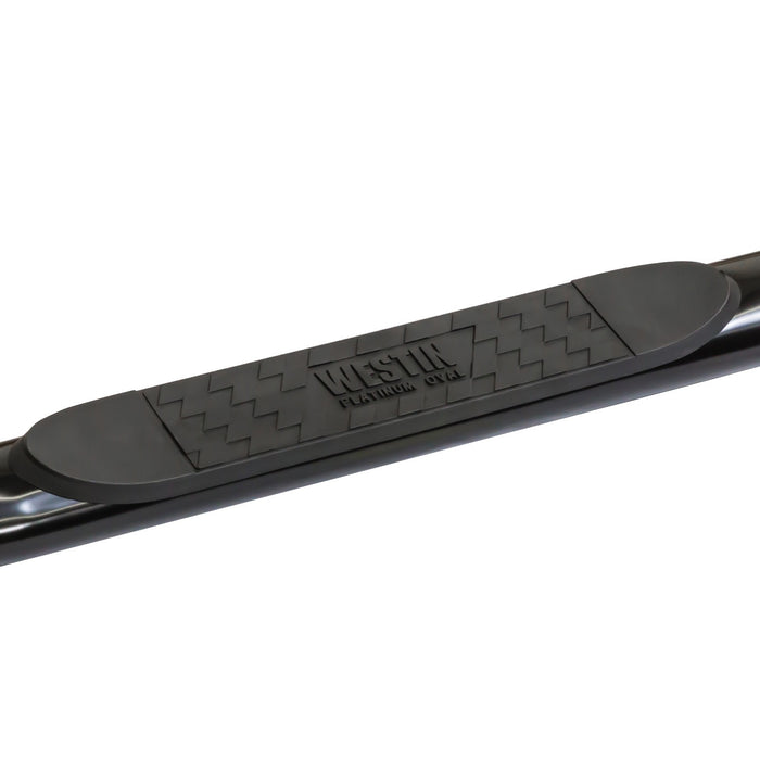 Westin 21-1685 Platinum 4 Oval Nerf Step Bars; Black; Steel; Mount Kit Included; Body Mount; - Truck Part Superstore
