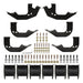 Westin 21-22770 PRO TRAXX 4 Oval Nerf Step Bars - Truck Part Superstore