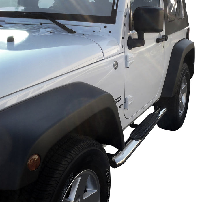 Westin 21-23310 PRO TRAXX 4 Oval Nerf Step Bars - Truck Part Superstore
