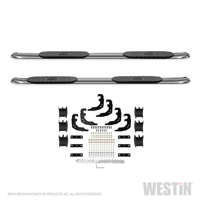 Westin 21-24080 PRO TRAXX 4 Oval Nerf Step Bars - Truck Part Superstore