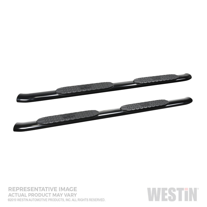 Westin 21-24125 PRO TRAXX 4 Oval Nerf Step Bars; Black Powdercoat; Incl. Mount Kit And Hardware; - Truck Part Superstore