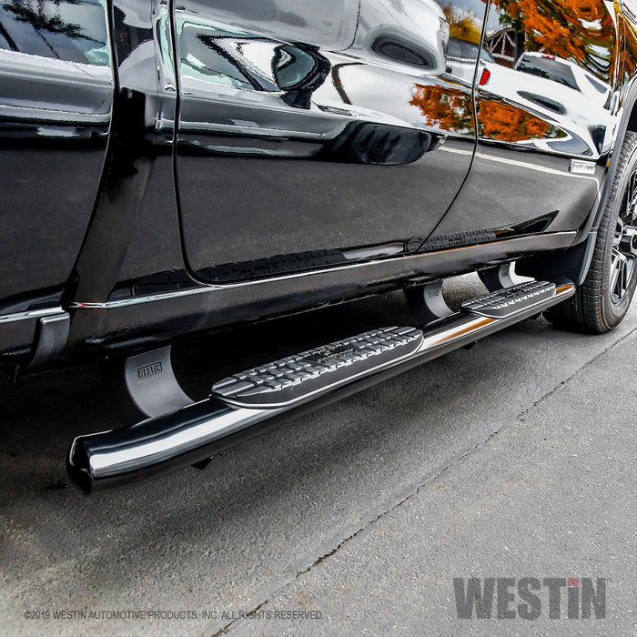 Westin 21-24125 PRO TRAXX 4 Oval Nerf Step Bars; Black Powdercoat; Incl. Mount Kit And Hardware; - Truck Part Superstore