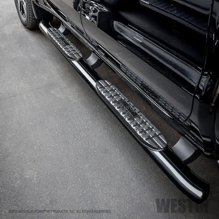 Westin 21-24125 PRO TRAXX 4 Oval Nerf Step Bars; Black Powdercoat; Incl. Mount Kit And Hardware; - Truck Part Superstore
