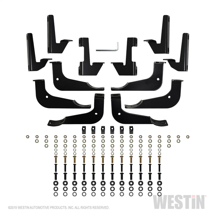 Westin 21-24165 PRO TRAXX 4 Oval Nerf Step Bars; Black; Steel; - Truck Part Superstore