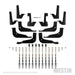 Westin 21-24165 PRO TRAXX 4 Oval Nerf Step Bars; Black; Steel; - Truck Part Superstore
